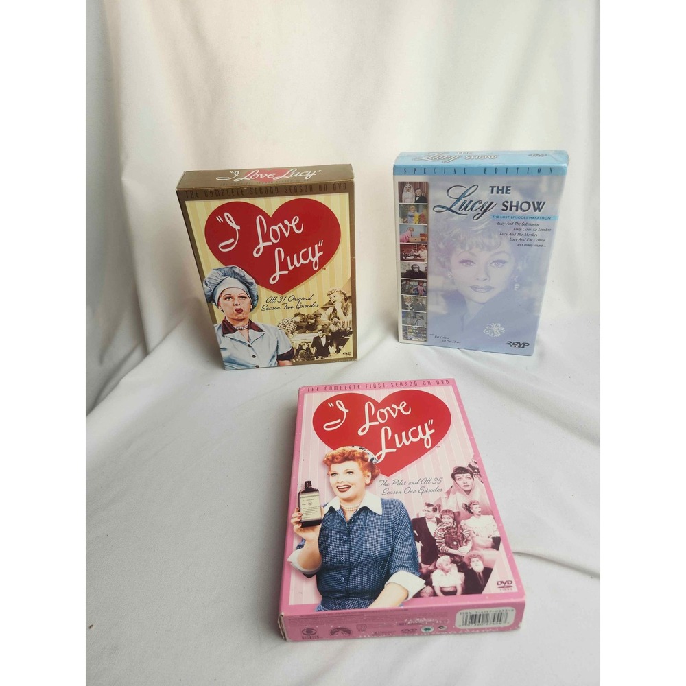 I Love Lucy Season 1 & 2 DVD Box Sets plus The Lucy Show Special Edition Bundle